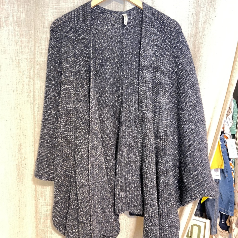Francesca's Collections Black Cardigan Sweater